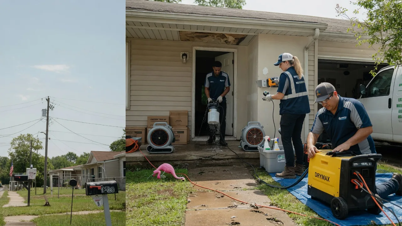Storm Damage Water Removal in Rochester, TX near me